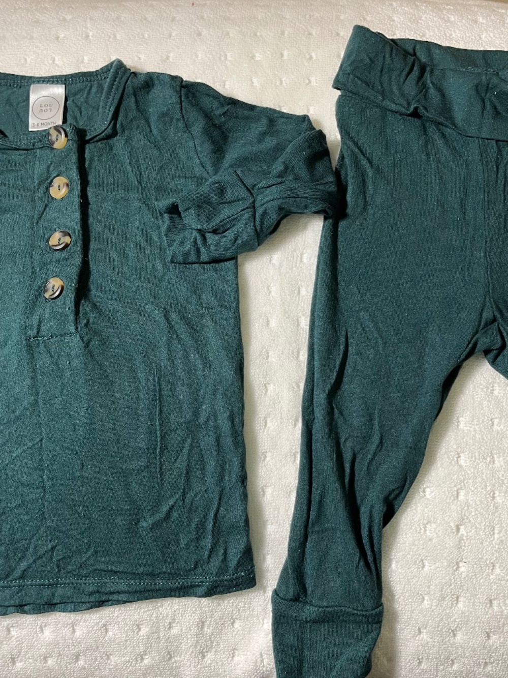 Lou Lou & Co infant 3 piece set in green